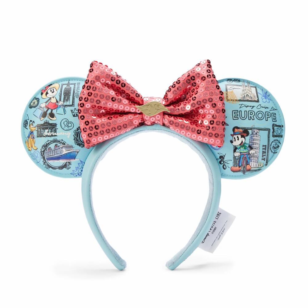 Disney Cruise Line DCL Mickey and Minnie Mouse Ears Headband For Adults NWT